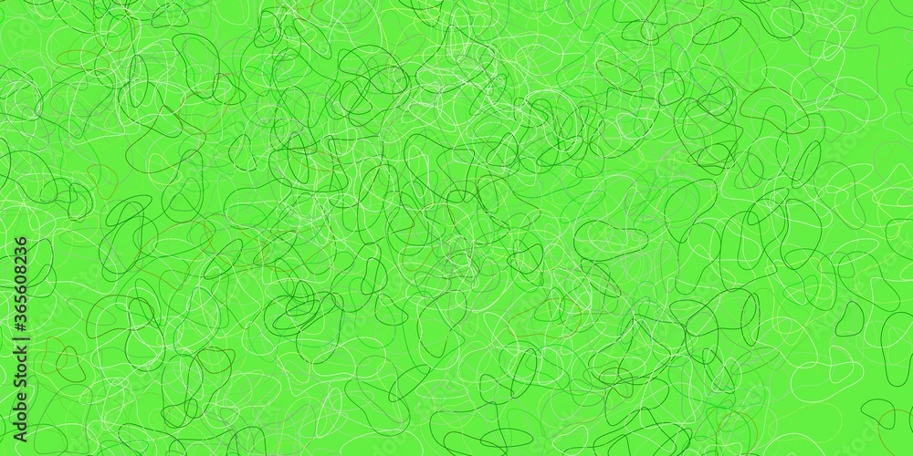 custom made wallpaper toronto digitalLight green, yellow vector backdrop with chaotic shapes.