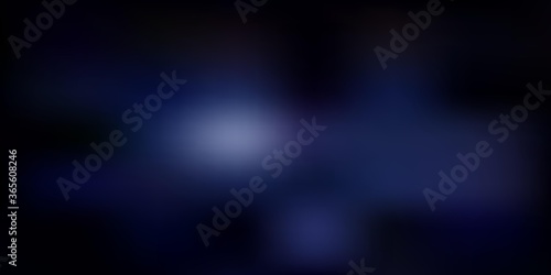 Dark blue vector gradient blur layout.