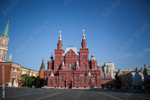 Red Square, the main attraction of Moscow, a trip to Russia