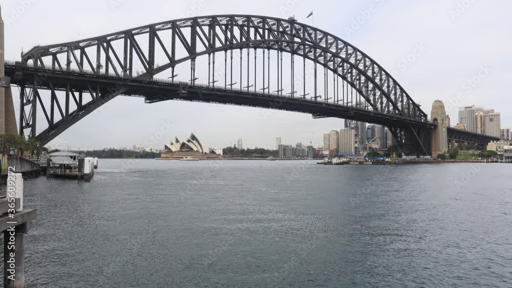 Cloudy day time lapse of Sydney city waterfront across harbour in 4k.
Cloudy day time lapse of Sydney city waterfront across harbour in 4k.