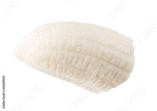 Ripe banana isolated on a white