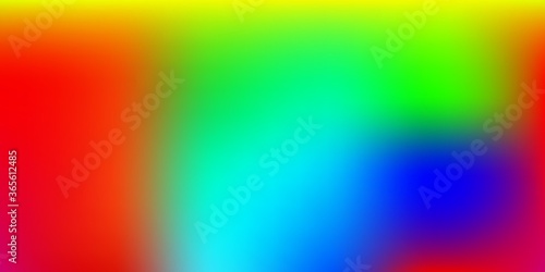 Dark Multicolor vector gradient blur background.