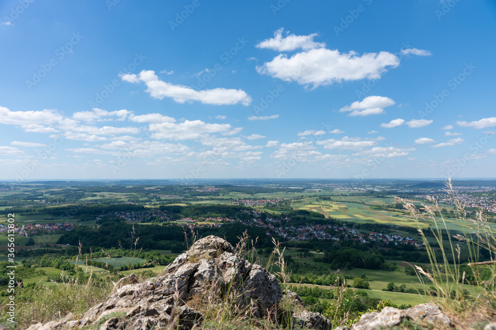 Naklejka premium View from the Franconian Walberla