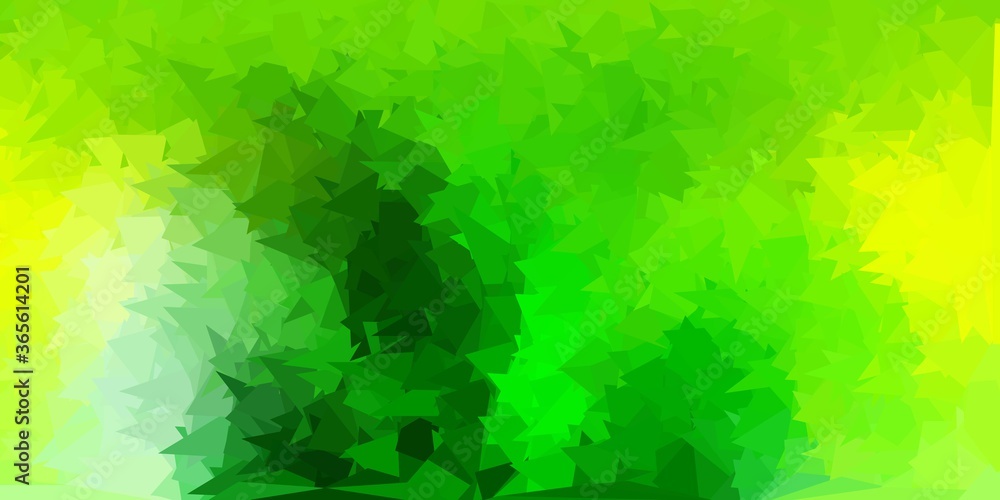 Light green, yellow vector polygonal background. Light green, yellow vector polygonal background.