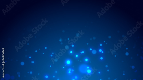 Dot white blue pattern screen led light gradient texture background. Abstract technology big data digital background. 3d rendering.