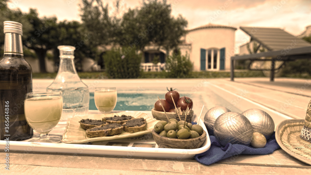 Fototapeta premium apéritif filtre sépia