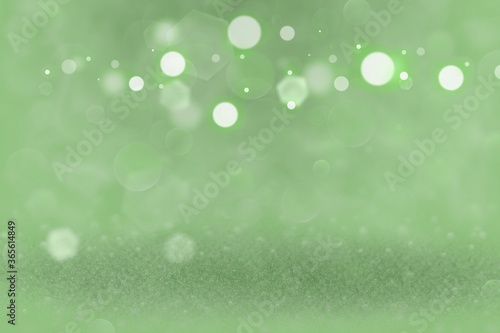 green nice shining glitter lights defocused bokeh abstract background, celebratory mockup texture with blank space for your content