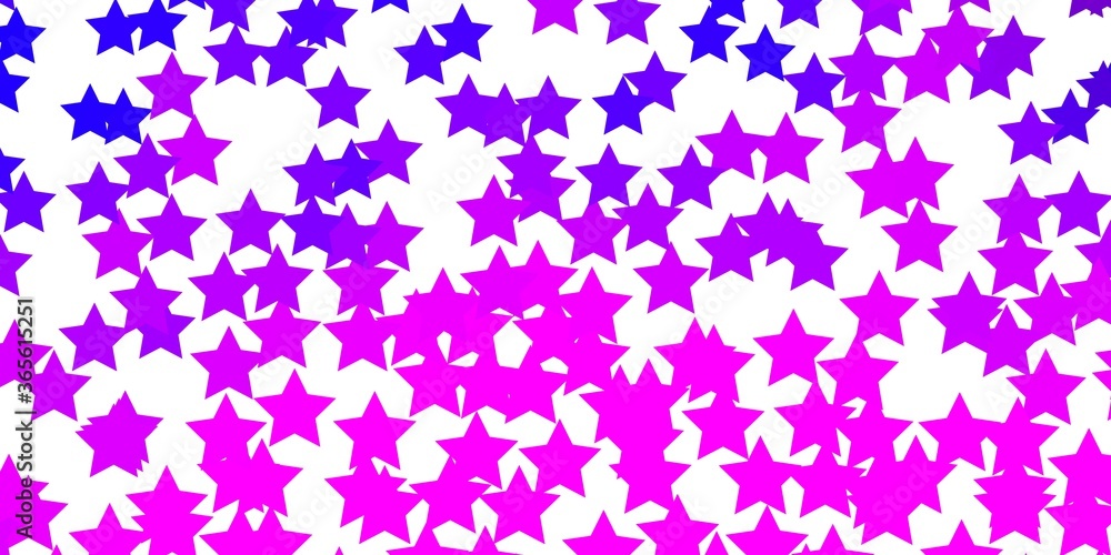 Light Purple, Pink vector texture with beautiful stars. Blur decorative design in simple style with stars. Pattern for wrapping gifts. Light Purple, Pink vector texture with beautiful stars. Blur decorative design in simple style with stars. Pattern for wrapping gifts.