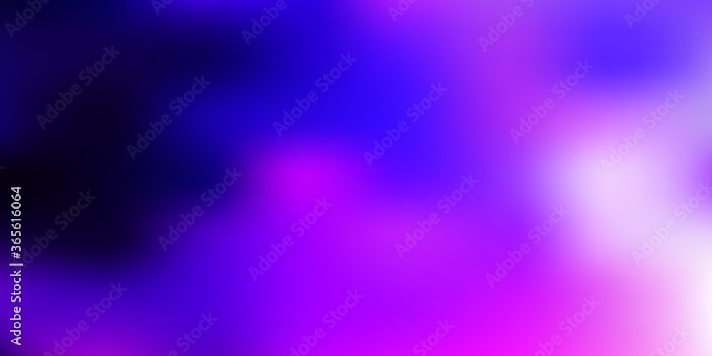 Light purple, pink vector gradient blur background.