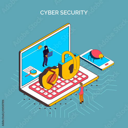 Isometric Cyber Security Composition