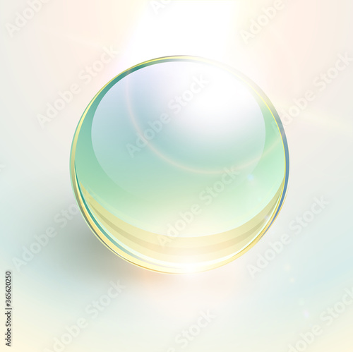 Background with shiny green...