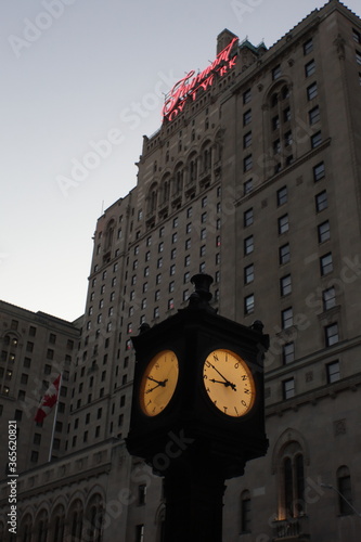 buildings at the sunset in Toronto