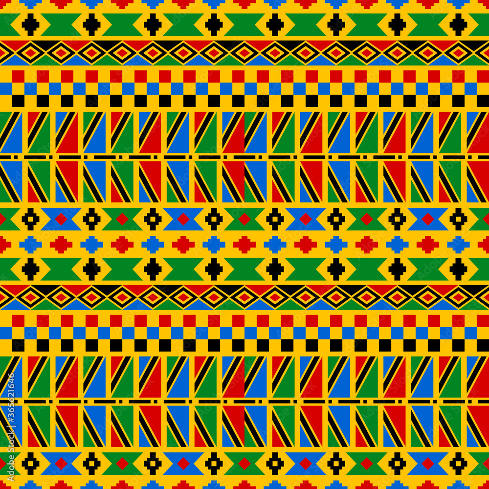 Kente Seamless Pattern