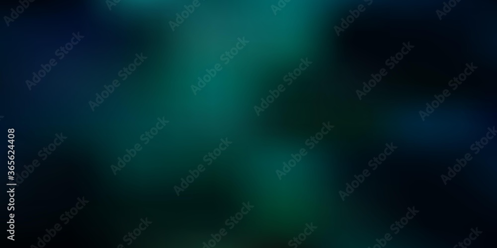 Light blue, green vector abstract blur pattern.