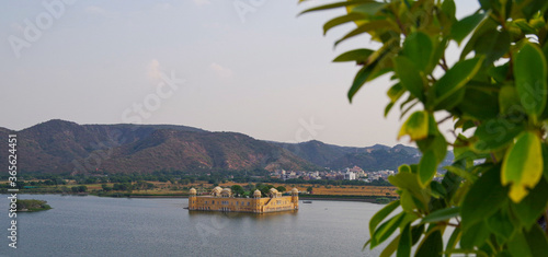 Water Palace Jal Mahal, Man Sager Lake, Jaipur, Rajasthan, India, Asia photo