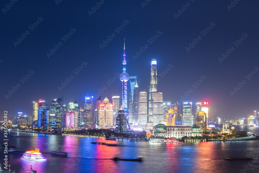 Obraz premium beautiful shanghai night