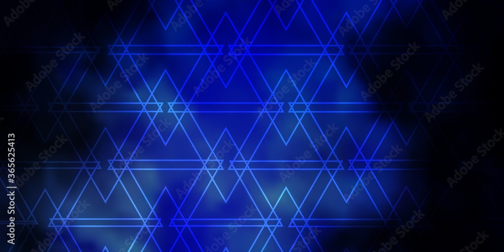 Dark BLUE vector layout with lines, triangles. Abstract gradient design with colorful triangles. Pattern for booklets, leaflets Dark BLUE vector layout with lines, triangles. Abstract gradient design with colorful triangles. Pattern for booklets, leaflets