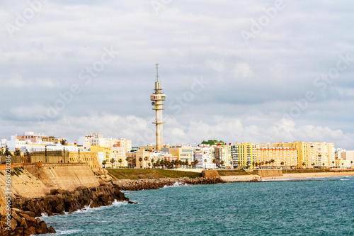 Panoramic view of Cadiz, Andalusia, Spain photo