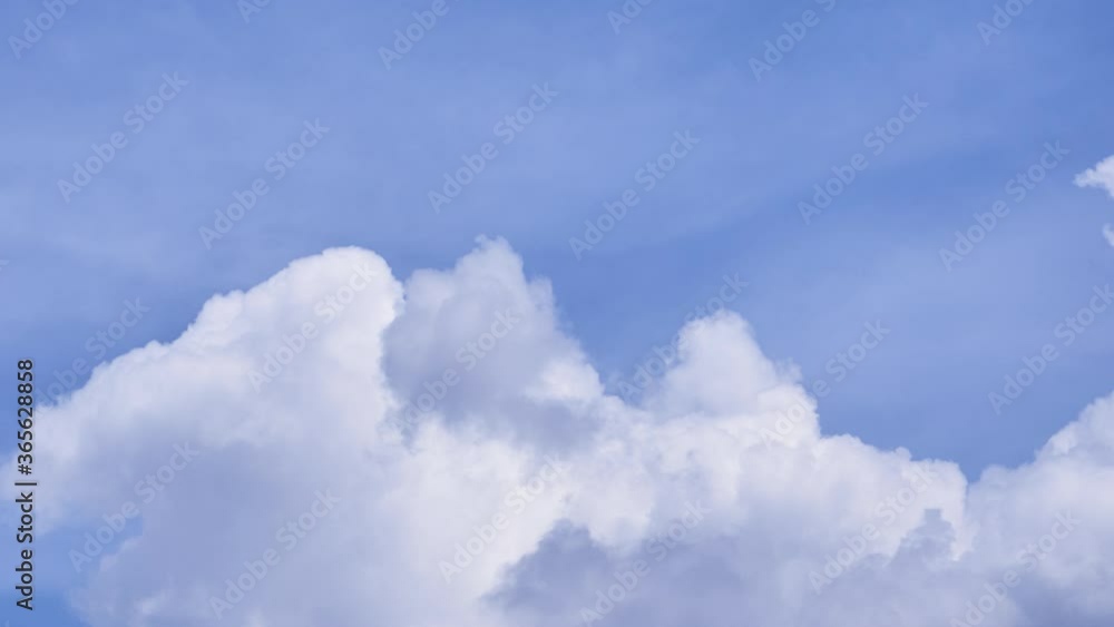 Puffy fluff white clouds timelapse, 4K nature sky background Puffy fluff white clouds timelapse, 4K nature sky background