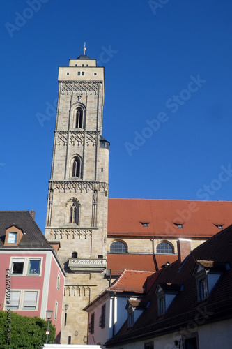 Kirche Unsere Liebe Frau in Bamberg von der Eisgrube aus gesehen photo