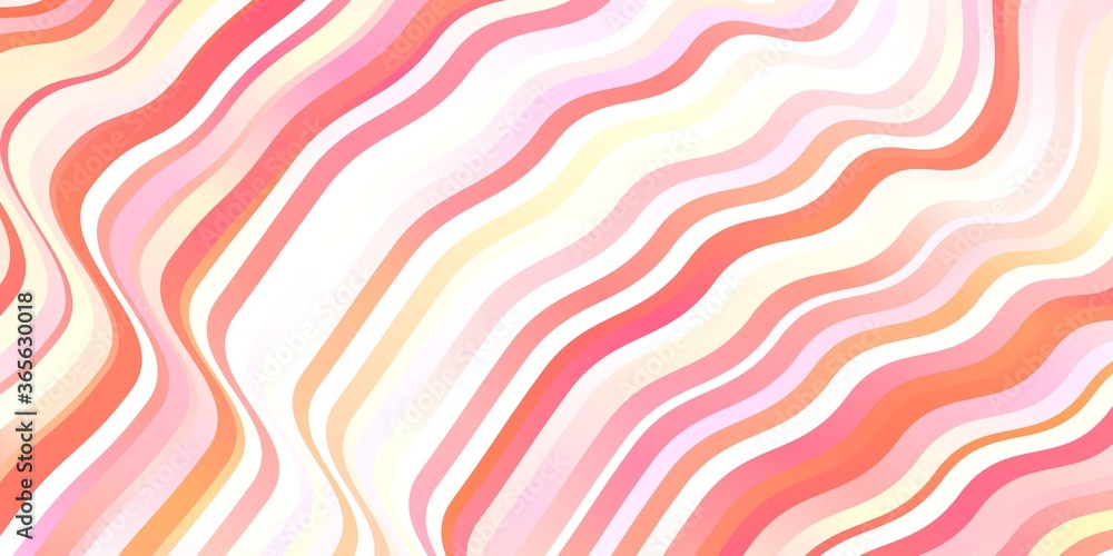 Light Red vector pattern with curves. Light Red vector pattern with curves.