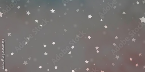 Light Pink, Green vector pattern with abstract stars. Modern geometric abstract illustration with stars. Best design for your ad, poster, banner.