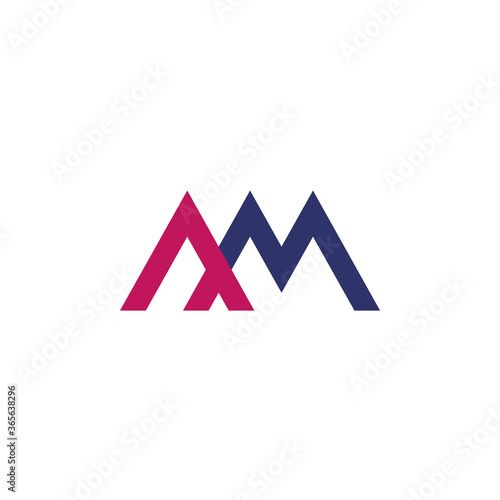 AM letters logo on white Free Download AM letters logo on white - GFXLoad