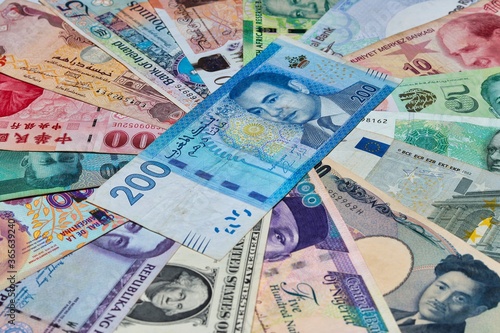 Morocco Dirham with other world currencies.