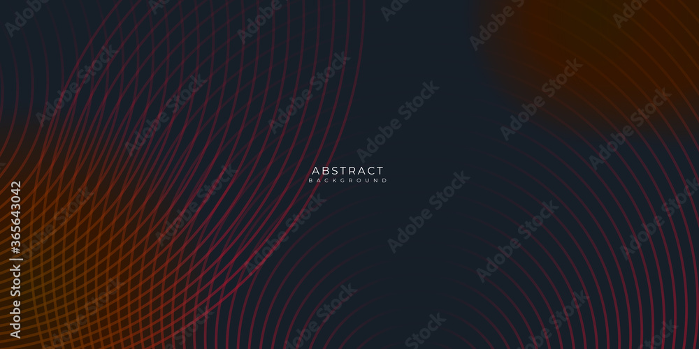 Modern black red abstract 3d background with black paper layers.