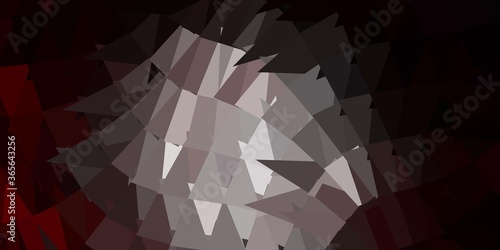 Dark red vector poly triangle texture.