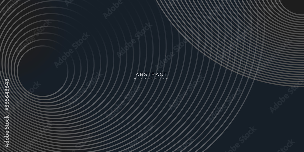 Abstract template black geometric diagonal with grey silver lines border on black background Abstract template black geometric diagonal with grey silver lines border on black background