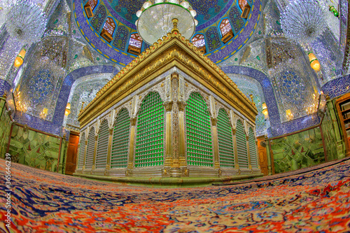 The shrine of Imam Ali Ibn Abi Talib in Najaf, Karbala, Iraq