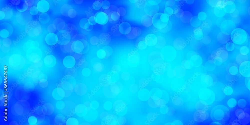 Light BLUE vector texture with circles. Glitter abstract illustration with colorful drops. Pattern for business ads. Light BLUE vector texture with circles. Glitter abstract illustration with colorful drops. Pattern for business ads.
