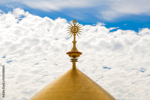 The shrine of Imam Ali Ibn Abi Talib in Najaf, Karbala, Iraq photo