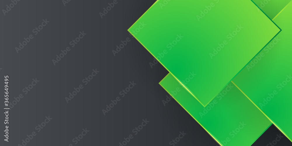 Abstract green light on black shadow and blank space design modern technology futuristic background vector illustration. Abstract green light on black shadow and blank space design modern technology futuristic background vector illustration.