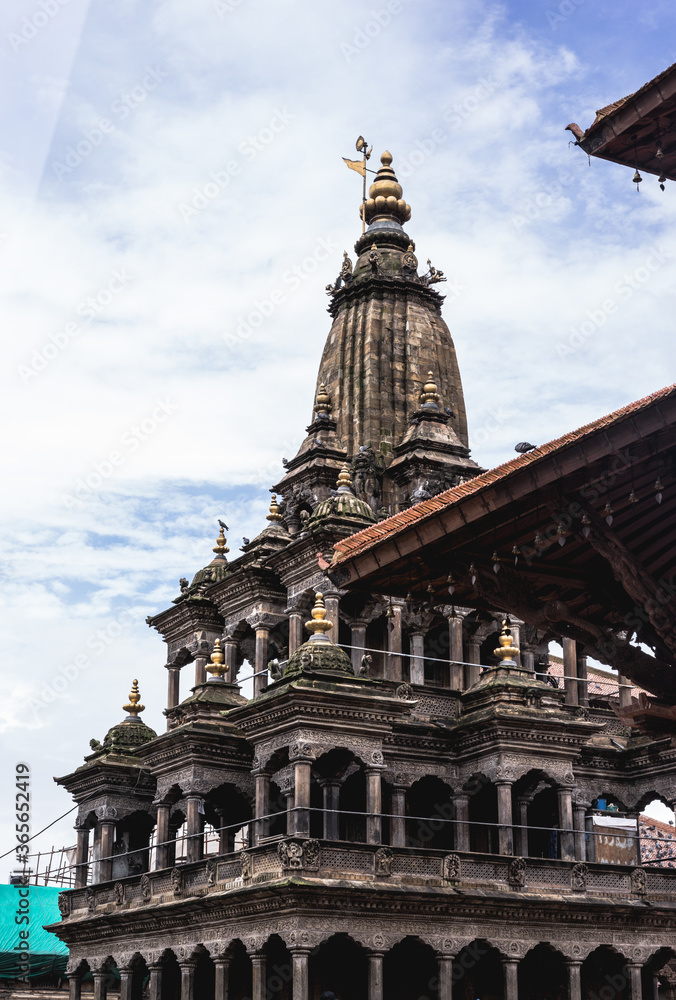 Temple at Patan Durbar Square in Kathmandu, Nepal