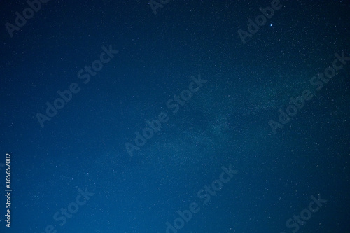 Starry sky on a clear summer night.