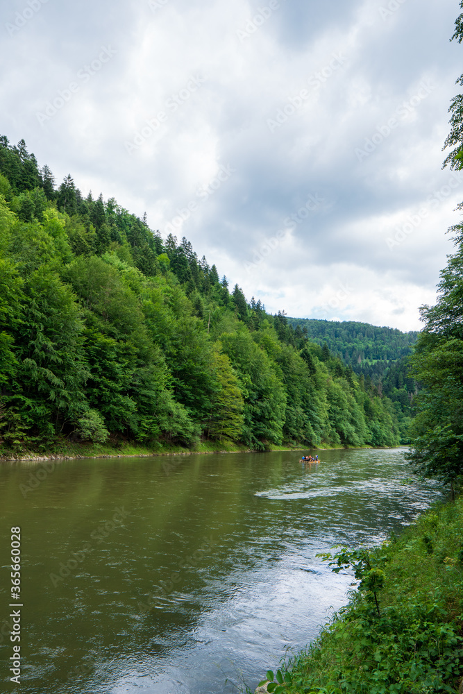 Dunajec river in Pieniny mountains - Poland Dunajec river in Pieniny mountains - Poland