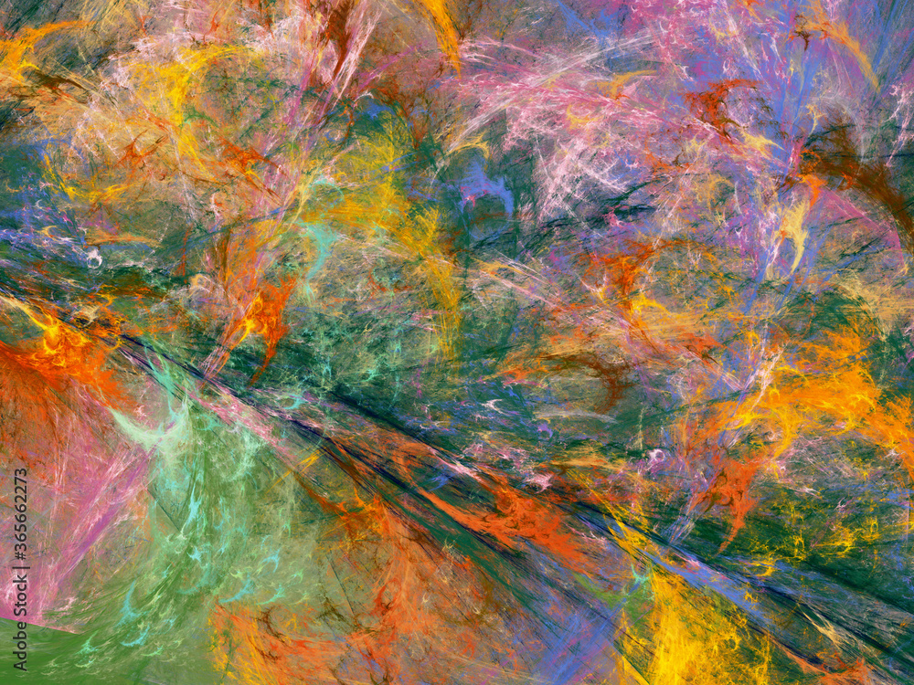 custom made wallpaper toronto digitalrainbow abstract fractal background 3d rendering illustration