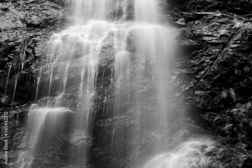 Scorus waterfall  Valcea county  Romania