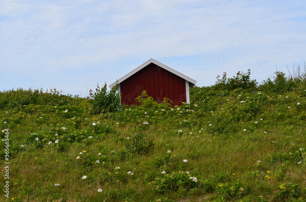 Beach hut on the sea coast for social isolation type holidays, the new normar. Beach hut on the sea coast for social isolation type holidays, the new normar.