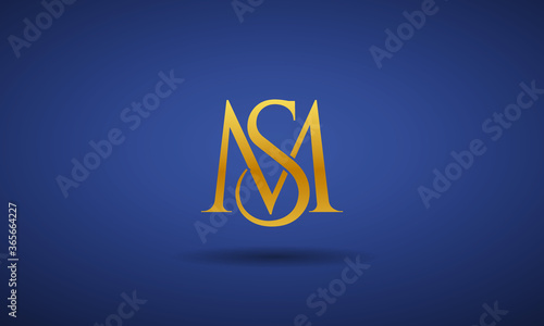 Photography Unique, Modern, Elegant and Geometric Style Typography Alphabet MS, SM letters l