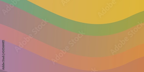 Light Multicolor vector background with bent lines. Gradient illustration in simple style with bows. Best design for your posters, banners.