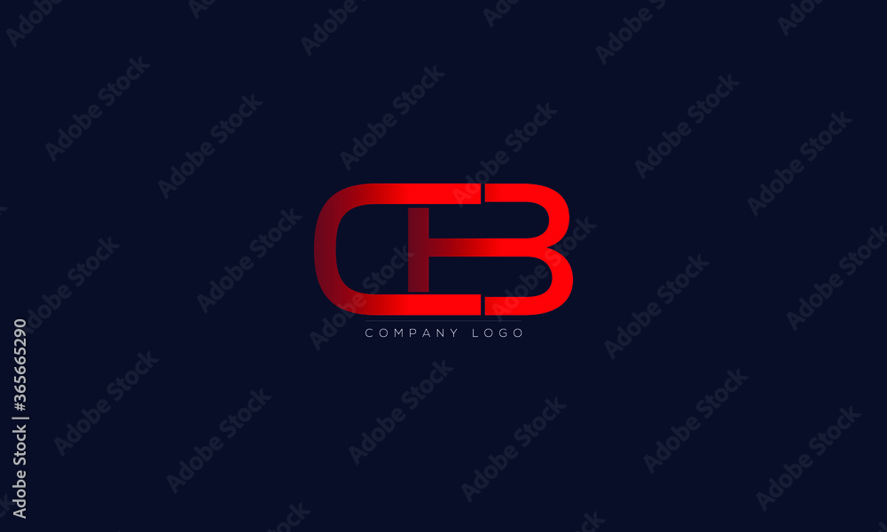 Unique, Modern, Elegant and Geometric Style Typography Alphabet CB letters logo Icon Unique, Modern, Elegant and Geometric Style Typography Alphabet CB letters logo Icon