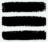 Grunge black paint stripes