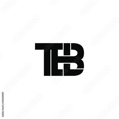 tbl letter original monogram logo design