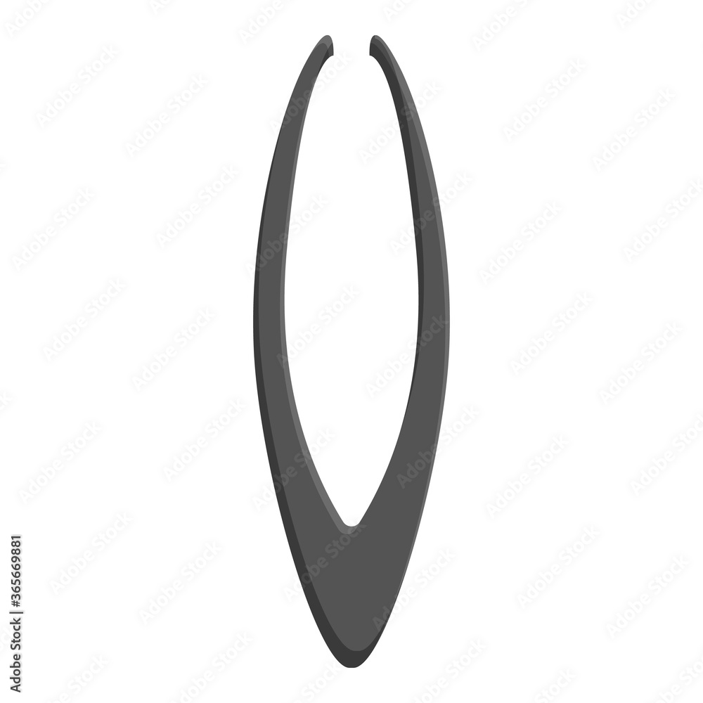 Beautician forceps icon. Cartoon of beautician forceps vector icon for web design isolated on white background Beautician forceps icon. Cartoon of beautician forceps vector icon for web design isolated on white background