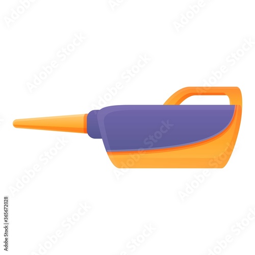 Duster steam cleaner icon. Cartoon of duster steam cleaner vector icon for web design isolated on white background