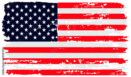 Vintage American flag 