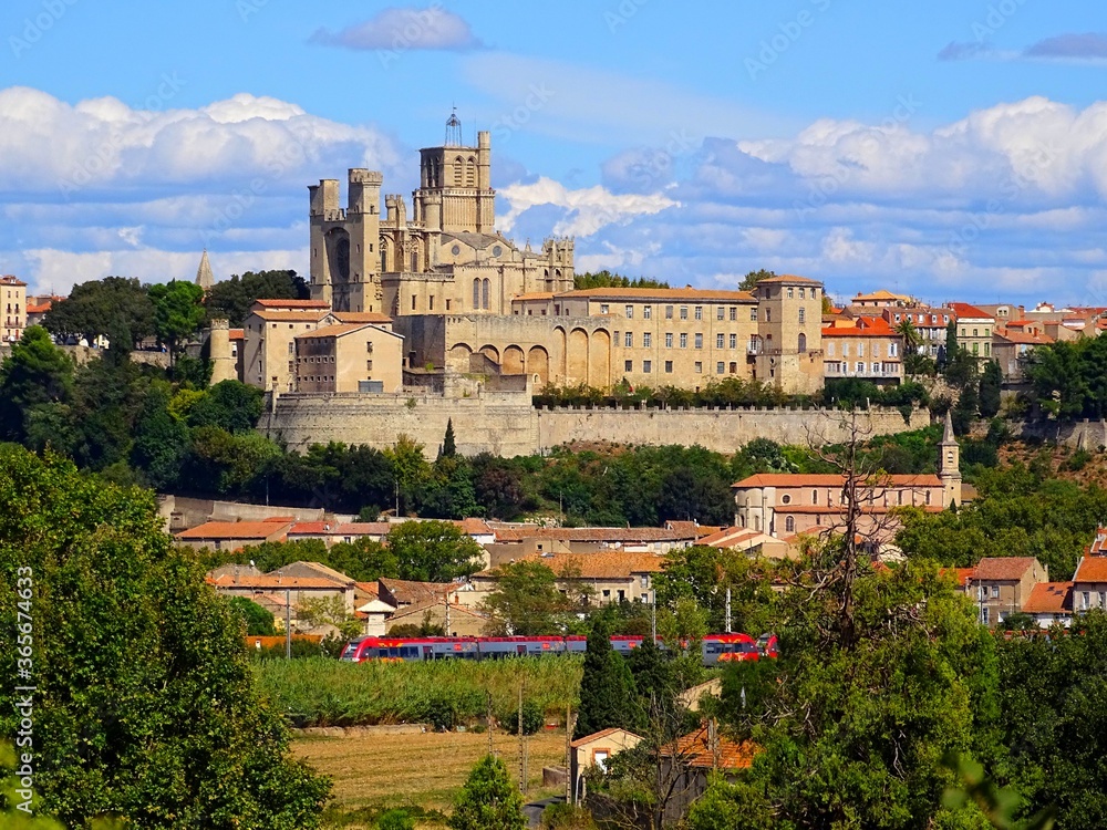 Europe, France, Occitanie region, Hérault department, city of Béziers, Saint-Nazaire Cathedral
